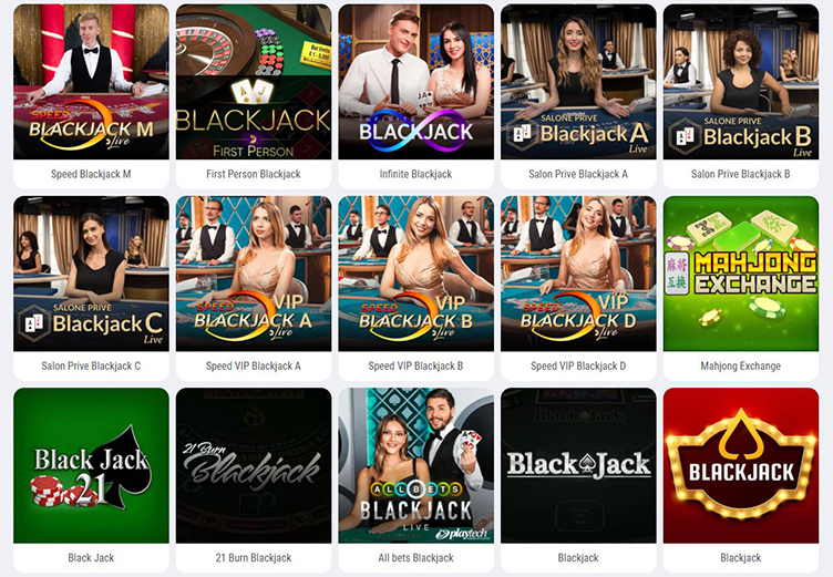 Blackjack kasino online