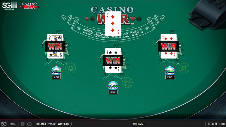Online casino war
