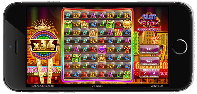 Slot Vegas Fully Loaded Megaquads berputar gratis