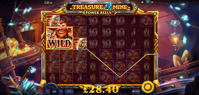 Treasure Mine Power Reels videoslot