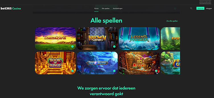 Bet365 spellen