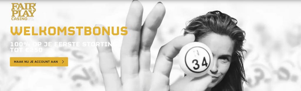 Fair Play Casino bingo welkomstbonus