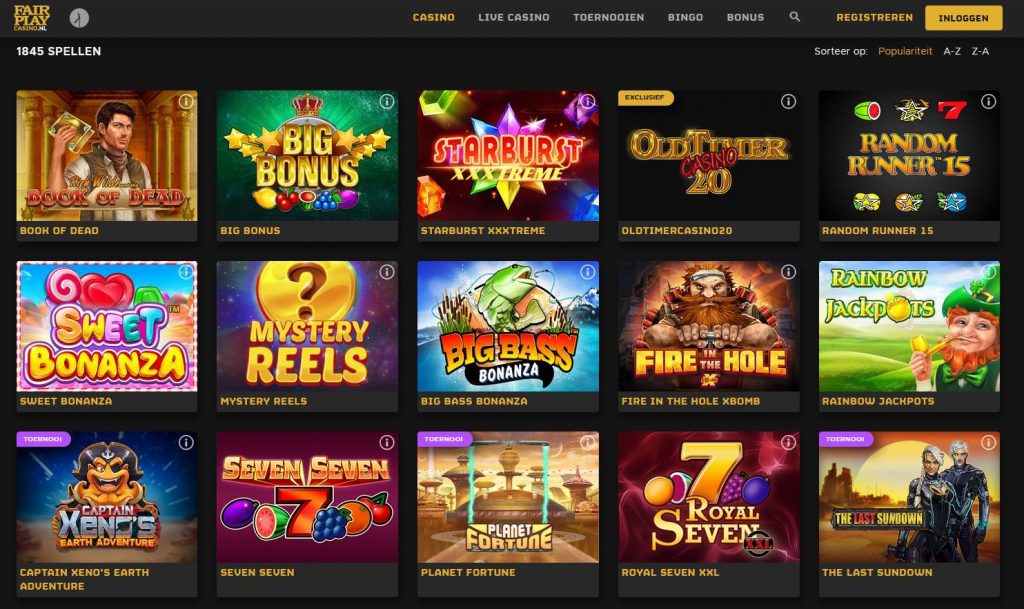 Fair Play Casino spellen