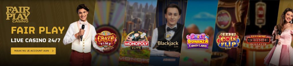 Fair Play Live Casino registratie