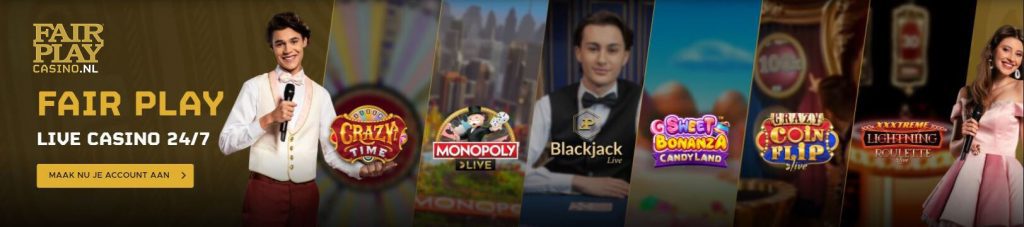 Fair Play Online Casino live casino inlog