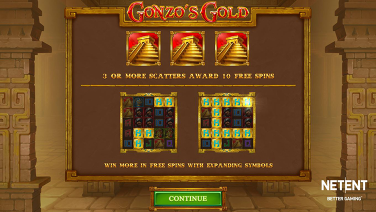 Gonzo's Gold new