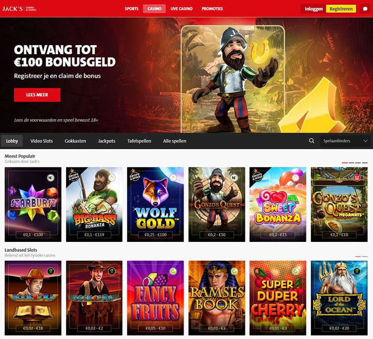 Jack's Online Casino casino spellen