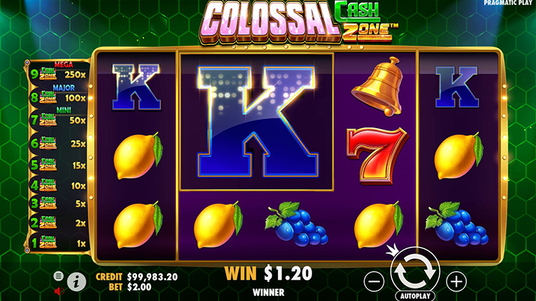 Colossal Cash Zone videoslot