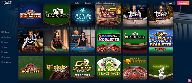 Holland Casino Online tafelspellen