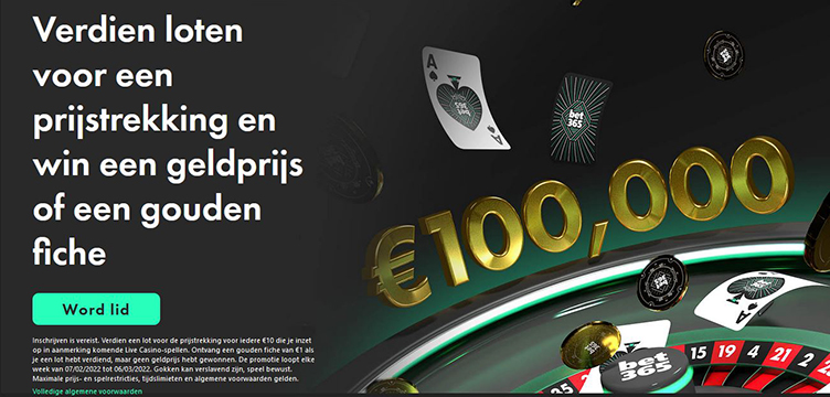 bet365 prijzentrekking 7 feb - 6 mrt 2022