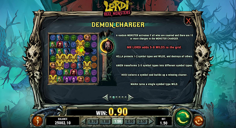 Lordi Reel Monsters demon charger