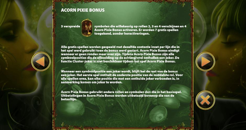 Acorn Pixie scatter