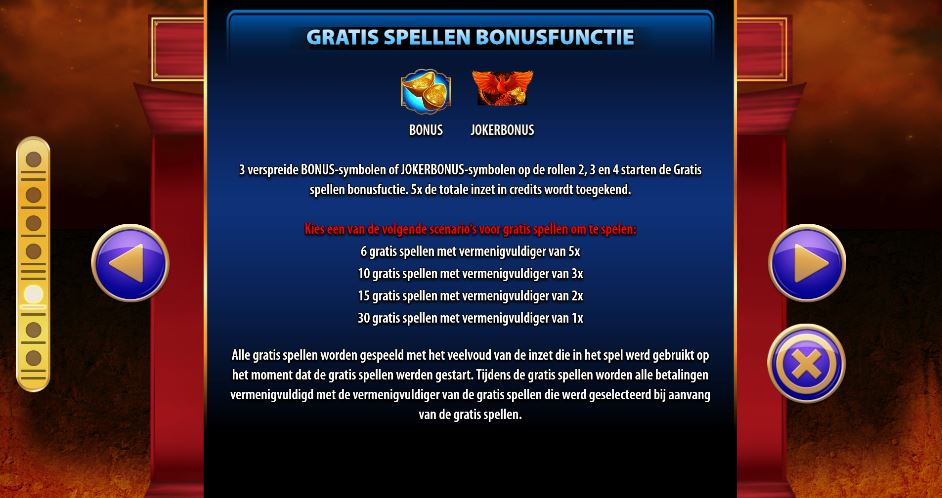 Super Red Phoenix gratis bonus spel