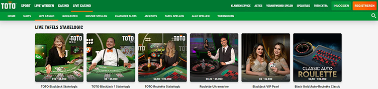 Stakelogic Live TOTO Casino