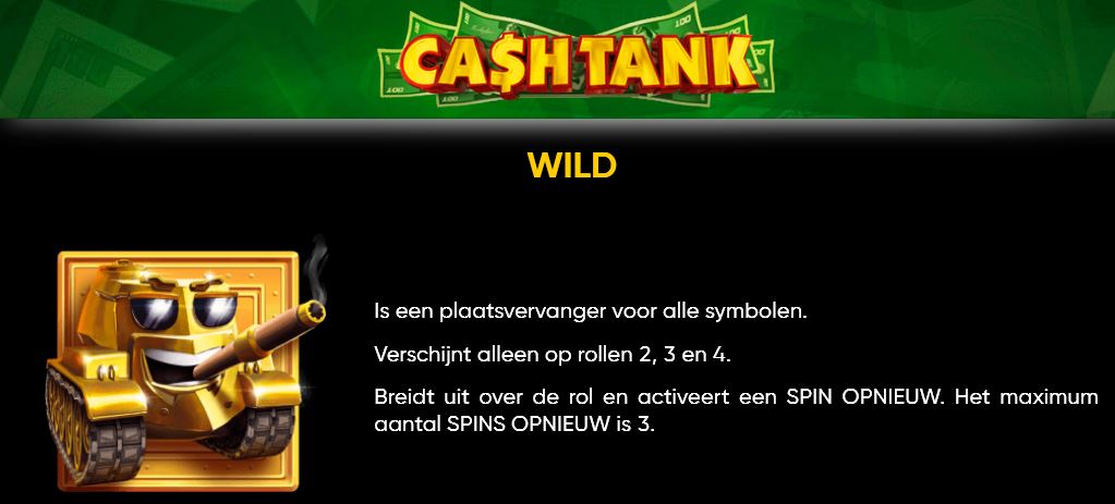 Cash Tank wild