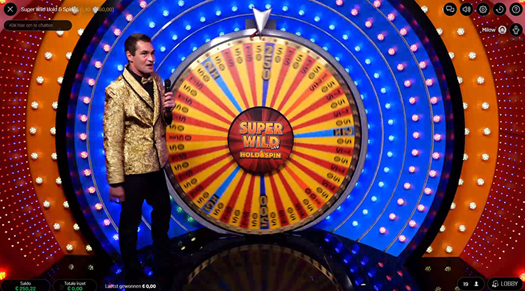 Super Wild Hold and Spin live wheel