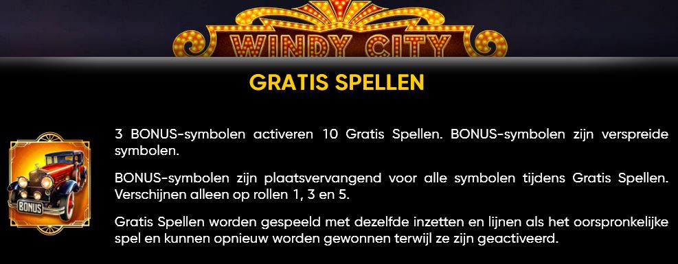 Windy City bonus symbool