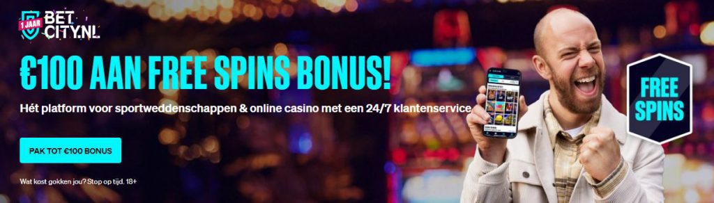 BetCity 1 jaar feest bonus