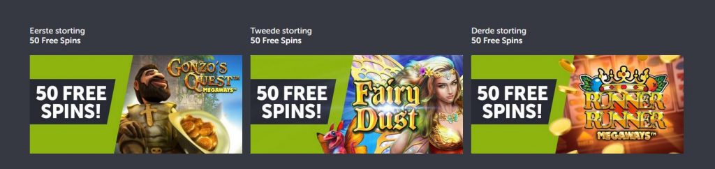 ComeOn Casino welkomstbonus claimen