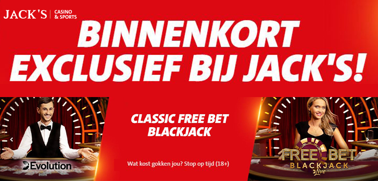 Jack's Casino & Sports nieuws classic free bet blackjack