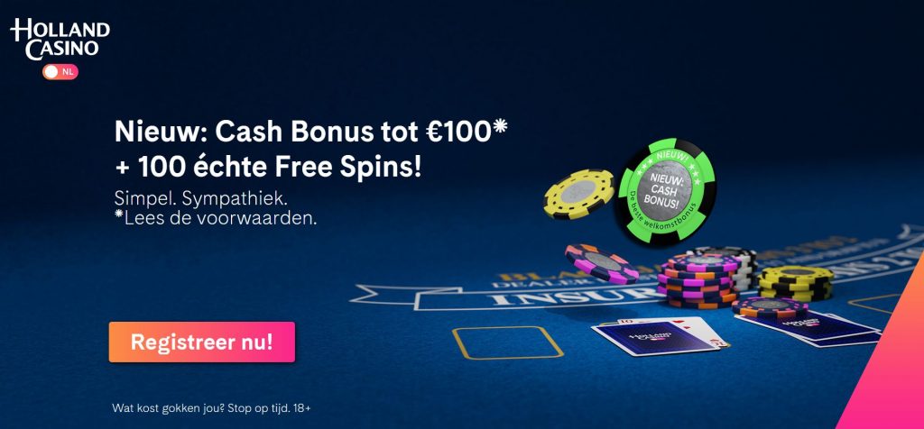 Holland Casino Online welkomstbonus nieuw