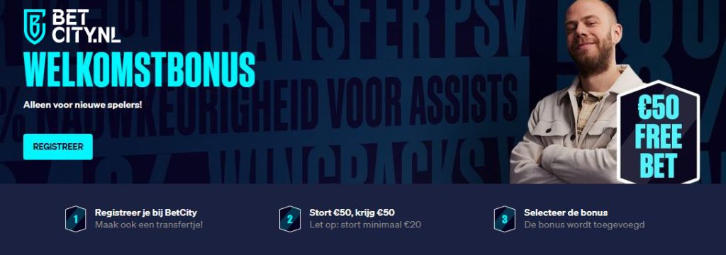 Welkomstbonus free bet bonus