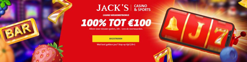 Bonus sambutan kasino Jacks.nl