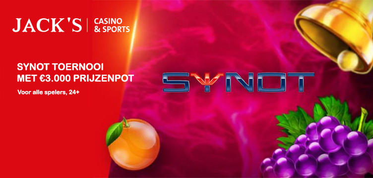 Jack's Casino & Sports Synot Toernooi nieuws