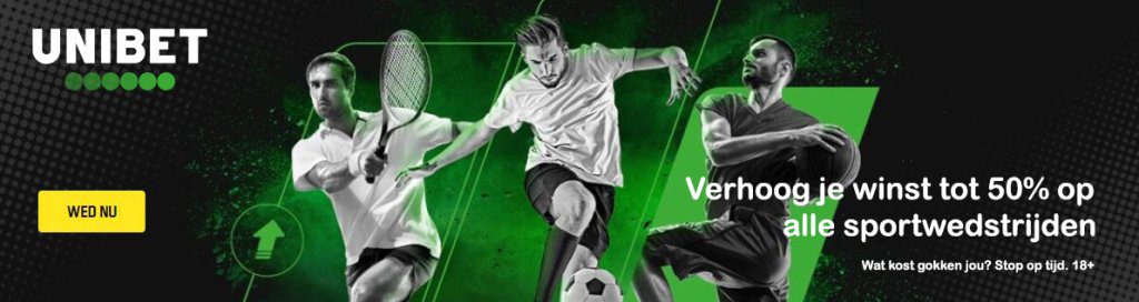 Unibet sport winst verhogen registreren