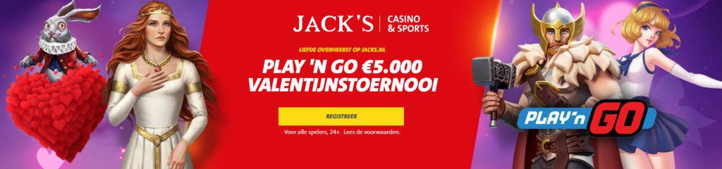 Jack's Casino & Sports valentijnsdag toernooi registratie