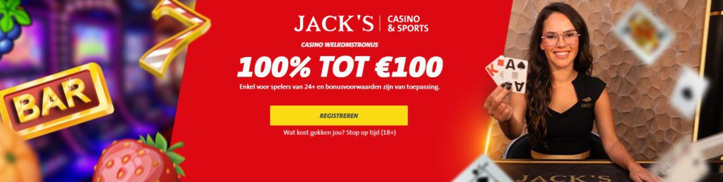 Jacks.nl welkomstbonus