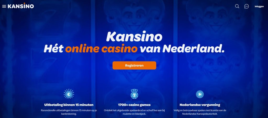 Kansino registratie