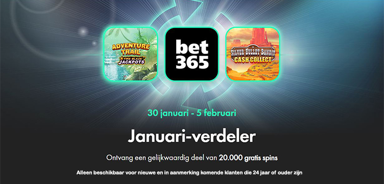 bet365 januari-verdeler bonus nieuws