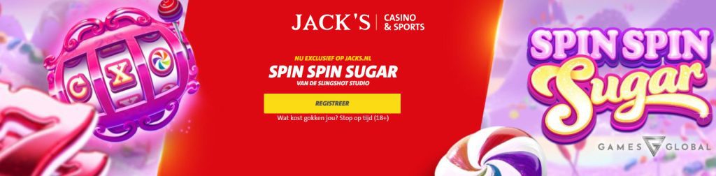 Pendaftar Jack's Casino & Sports Spin Spin Sugar