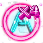 Neon Jungle multiplier symbol