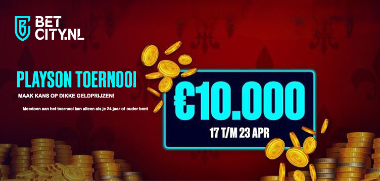 BetCity Playson toernooi nieuws