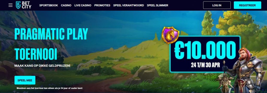 BetCity Pragmatic Play toernooi registratie