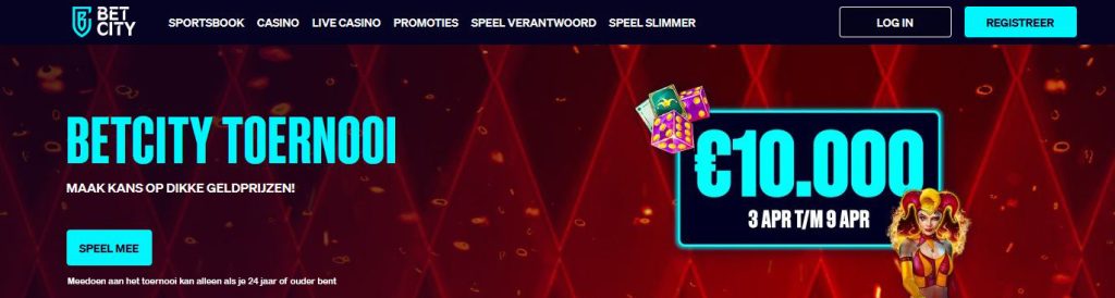 BetCity toernooi registratie