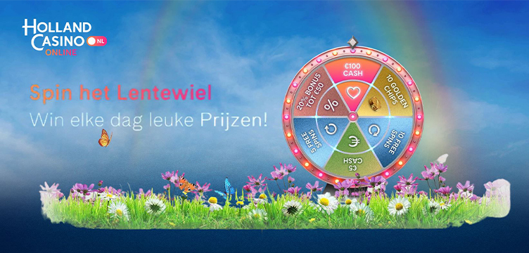 Holland Casino Online Lentewiel bonus nieuws