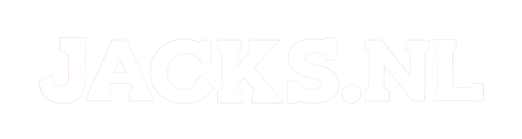 Jacks.nl logo wit