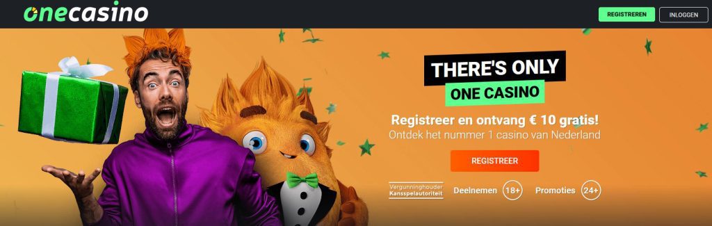 OneCasino registreren