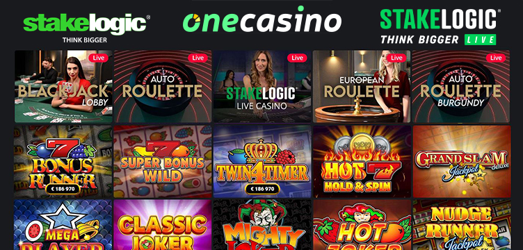 OneCasino stakelogic spellen nieuws