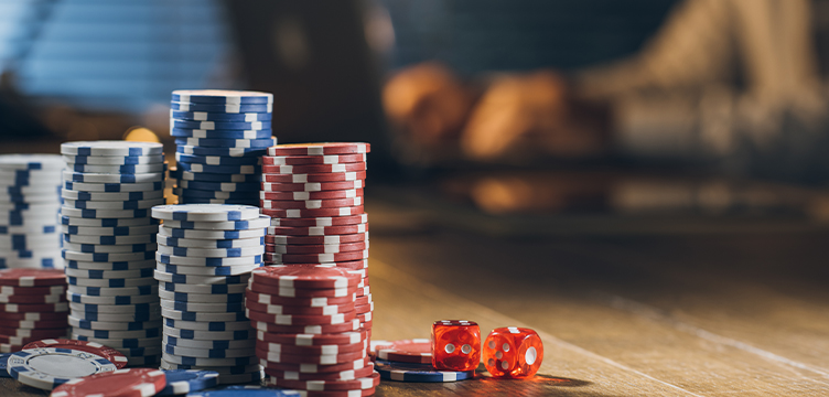 Online casino fiches dobbelstenen