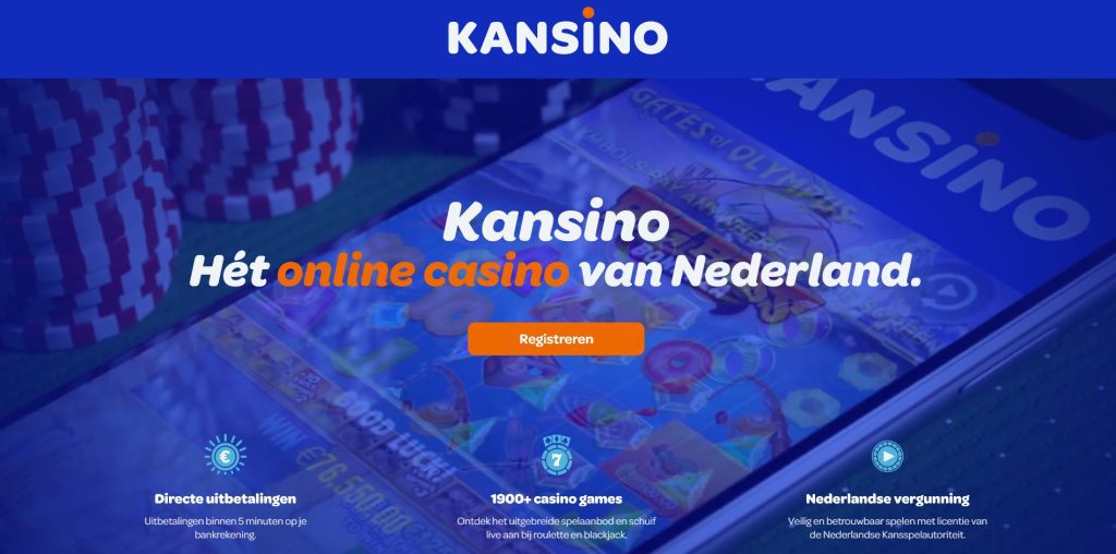 Kansino registratie