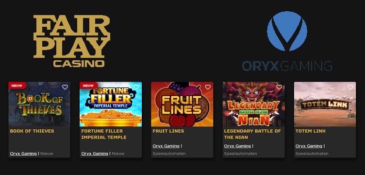 fair play oryx casino