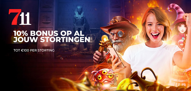 711 Casino Stortingsbonus actie nieuws