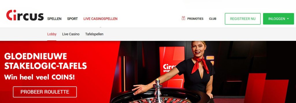 Masuk langsung Circus Casino Stakelogic