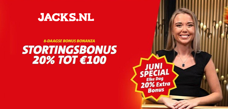Jacks.nl Bonus Bonanza nieuws
