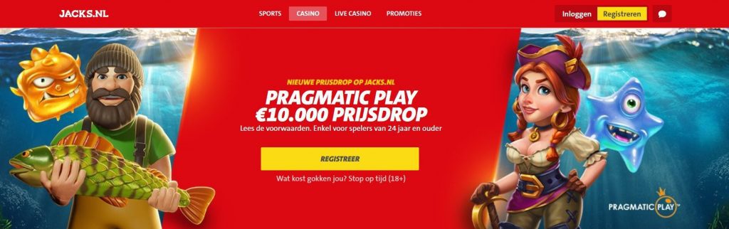 Jacks.nl Pragmatic Play Prijzen Drop inlog