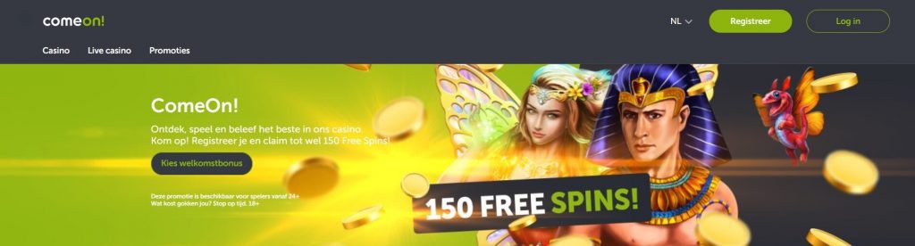 ComeOn! Casino welkomstbonus